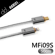 ddHiFi MFi09S Lightning(公)轉Type-C(公)OTG線(50cm)