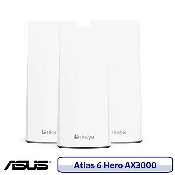 Linksys Atlas 6 Hero 雙頻 AX3000 Mesh WIFI 6 三入 網狀路由器 MX2003