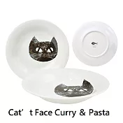 Cat’t Face Curry ＆ Pasta 大盤組一組三盤 黑貓樣式