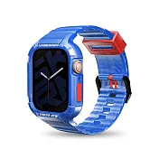 Skinarma Apple Watch 45/44mm Saido 街頭潮流一體成形錶帶 鮮藍