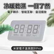 米家電子溫濕度計 Pro 米家 小米 溫度計 濕度計 藍牙 溫濕度計 連接手機app 白色