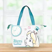 【Hook’s嚴選】迪士尼造型前皮手提袋 /置物袋 / 購物袋 愛麗絲