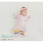 【Mang Mang 小鹿蔓蔓】涼感竹纖維Bedtime嬰兒包巾(四款可選) M 獨角獸粉