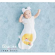【Mang Mang 小鹿蔓蔓】涼感竹纖維Bedtime嬰兒包巾(四款可選) S 冰沙白