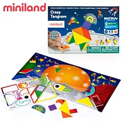 【西班牙Miniland】七巧外星人磁鐵遊戲板