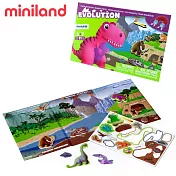 【西班牙Miniland】侏儸紀冒險磁鐵遊戲板