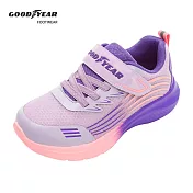 【GOODYEAR 固特異】輕趣樂跑 童款輕量緩震運動鞋-紫 / GAKR38407 JP20 紫