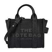 MARC JACOBS THE LEATHER MICRO TOTE 皮革兩用托特包- 黑
