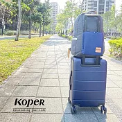 【KOPER】心實袋-Travel收納後背包 MIT台灣製造 鐵灰藍+海軍藍