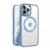 Dapad for iPhone 13 Pro 6.1 浪漫星耀磁吸保護殼 藍色