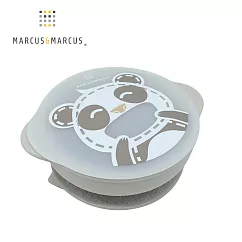 【MARCUS&MARCUS】動物樂園幼兒自主學習吸盤碗(含蓋子)─貓熊