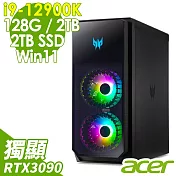 Acer 宏碁 PO7-640 電競桌機 (i9-12900K/128G/2TB+2TSSD/RTX3090 24G/W11)
