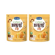 【韓國ILDONG FOODIS】 日東 米泡芙圈圈餅(40g)-橘子 2入組