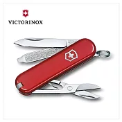 VICTORINOX 瑞士維氏 Classic Colors 系列 經典7用瑞士刀款58mm 0.6223.G 紅色