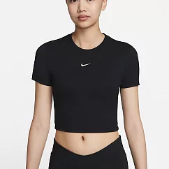 Nike Sportswear Essential 短版 女短袖上衣─黑─FB2874010 L 黑色