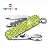 VICTORINOX 瑞士維氏 Classic Colors 系列 經典鋁合金5用瑞士刀（10款）0.6221.G 萊姆綠