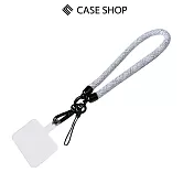 CaseShop Magic Strap Handy 8mm手繩- 白灰色