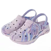 SKECHERS ARCH FIT FOAMIES 女涼拖鞋-紫-111403LAV US6 紫色