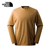 THE NORTH FACE M FOUNDATION L/S TEE - AP 男長袖上衣-卡其-NF0A7QVD173 S 卡其