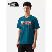 THE NORTH FACE M S/S PHOTOPRINT GRAPHIC TEE - AP 男短袖上衣-綠-NF0A81N7EFS L 綠色