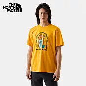 THE NORTH FACE U FOUNDATION WATER S/S TEE - AP 男女短袖上衣-黃-NF0A7WF956P XL 黃色
