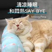 Ｍamy Pets 萌寵夏日清涼藤蓆涼墊 / L