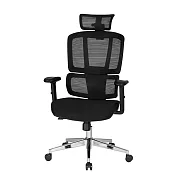 IDEA-迪斯舒適透氣人體工學電腦椅 黑色