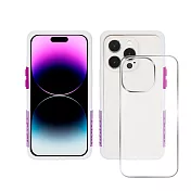 Telephant太樂芬 iPhone 14 Pro EPI 水波紋抗污防摔手機殼 白紫