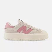 New Balance 302系列 女復古休閒鞋-白粉-CT302RH-D US6.5 白色