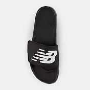 New Balance 魔鬼氈 男女休閒拖鞋-黑-SUA200K2-D US11 黑色