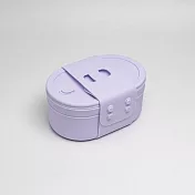 【SWANZ天鵝瓷】芯動便當盒 陶瓷便當盒PLUS 650ml (分隔) 紫羅蘭