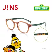 JINS 芝麻街聯名眼鏡(UGF-23S-104) 木紋淺棕