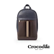 【Crocodile】鱷魚皮件 Mocha系列 男生單肩包 斜背包 真皮包包 送禮推薦-0104-10402-新品上市 咖啡色