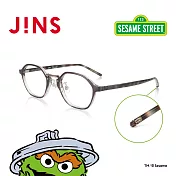 JINS 芝麻街聯名眼鏡(UGF-23S-111) 木紋綠卡其