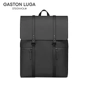 GASTON LUGA Splash 2.0 16吋個性後背包 - 經典黑