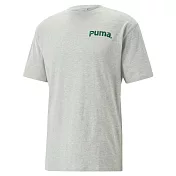 PUMA 流行系列P.Team 男短袖T恤-灰-62248604 M 灰色