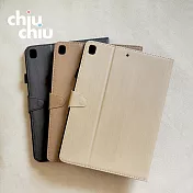 【CHIUCHIU】Apple iPad 10.9吋2022年版經典時尚木紋保護皮套 (深棕色)