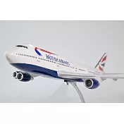 信達 47cm x 47cm  英國航空 britishairways 波音747 廣體客機模型