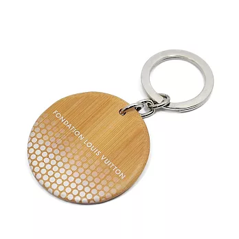 Louis Vuitton LV 基金會限定版木製鑰匙圈