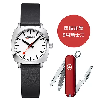 Mondaine 瑞士國鐵 Petite Cushion方圓 系列腕錶 – 白 / 31110LBV