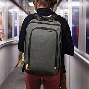 《TRAVELON》Transit雙層防盜旅行後背包(鐵灰) | 雙肩包 學生包 旅行包