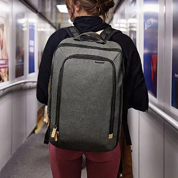 《TRAVELON》Transit雙層防盜旅行後背包(鐵灰) | 雙肩包 學生包 旅行包