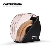 CAFEDE KONA 磁吸圓形濾紙盒(V60濾紙收納盒)扇型紙防塵盒