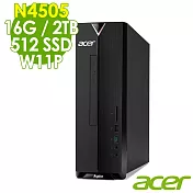 Acer XC-840 商用薄型電腦 N4505/16G/512SSD+2TB/W11P