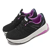 Skechers 越野跑鞋 Switch Back-Cascades 女鞋 黑 紫 回彈 記憶鞋墊 戶外 運動鞋 180162BKPR