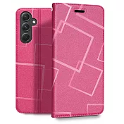 GENTEN for Samsung Galaxy A54 5G 極簡立方磁力手機皮套 粉色