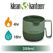 【美國Klean Kanteen】RISE MUG不鏽鋼保溫馬克杯-399ml森林綠