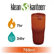 【美國Klean Kanteen】RISE TUMBLER不鏽鋼保溫隨行杯-769ml楓葉橘