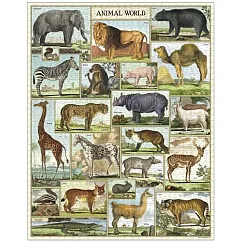 美國 Cavallini & Co. 1000片拼圖 動物世界