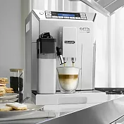 【迪郎奇DeLonghi】卡布拿鐵首選 全自動義式咖啡機 ECAM 45.760.W -御白型 拿鐵拉花首選 白色